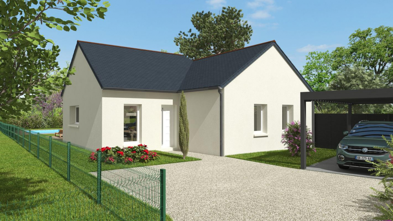 Maison neuve de plain-pied de 110 m² sur terrain de 632 m² – Saint-Barthélemy-d&rsquo;Anjou