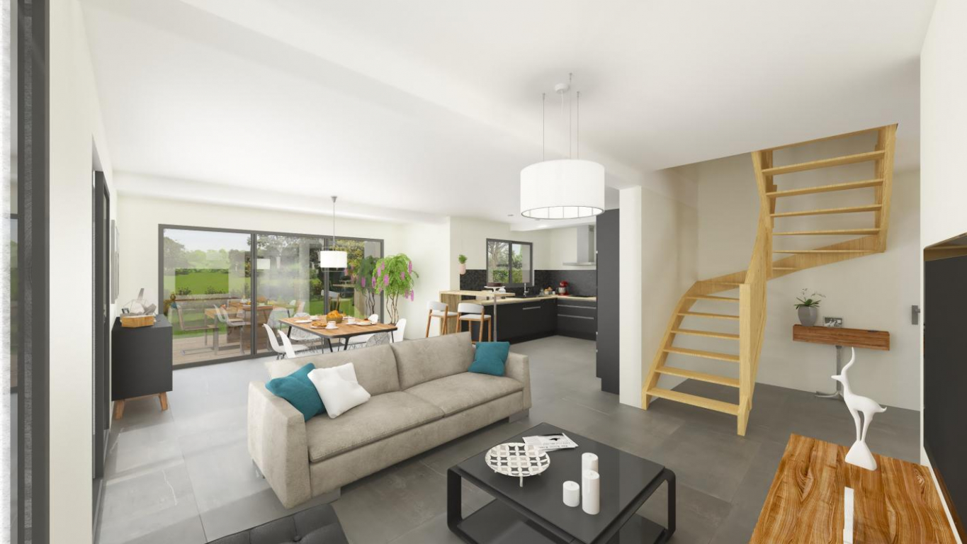 Maison neuve sur terrain de 900m2