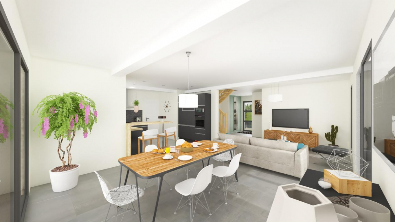 Maison neuve sur terrain de 900m2