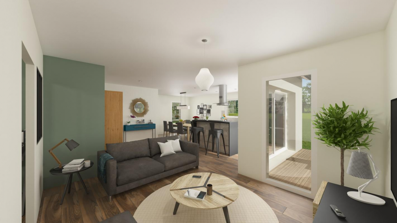 Maison neuve de plain-pied de 110 m² sur terrain de 632 m² – Saint-Barthélemy-d&rsquo;Anjou