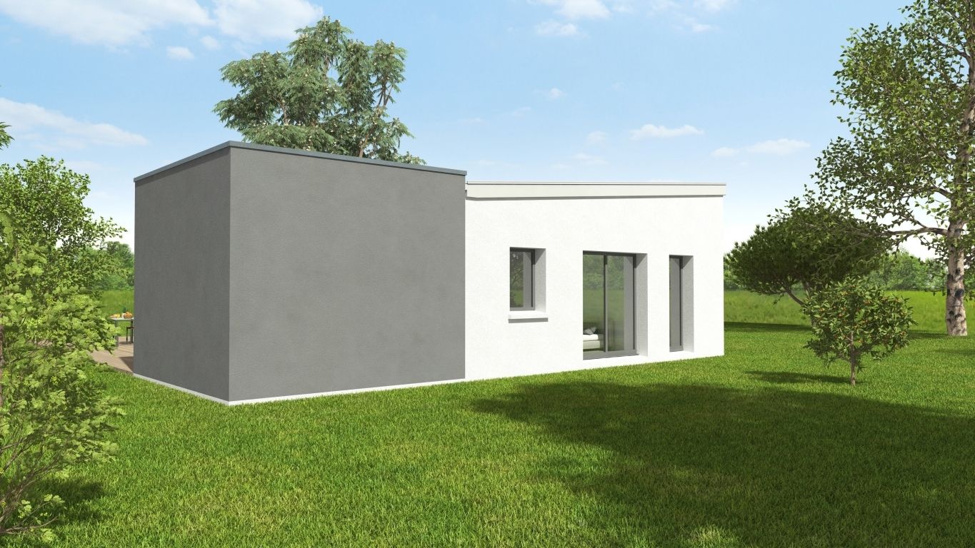 Plan 3D façade maison modèle Arnoult