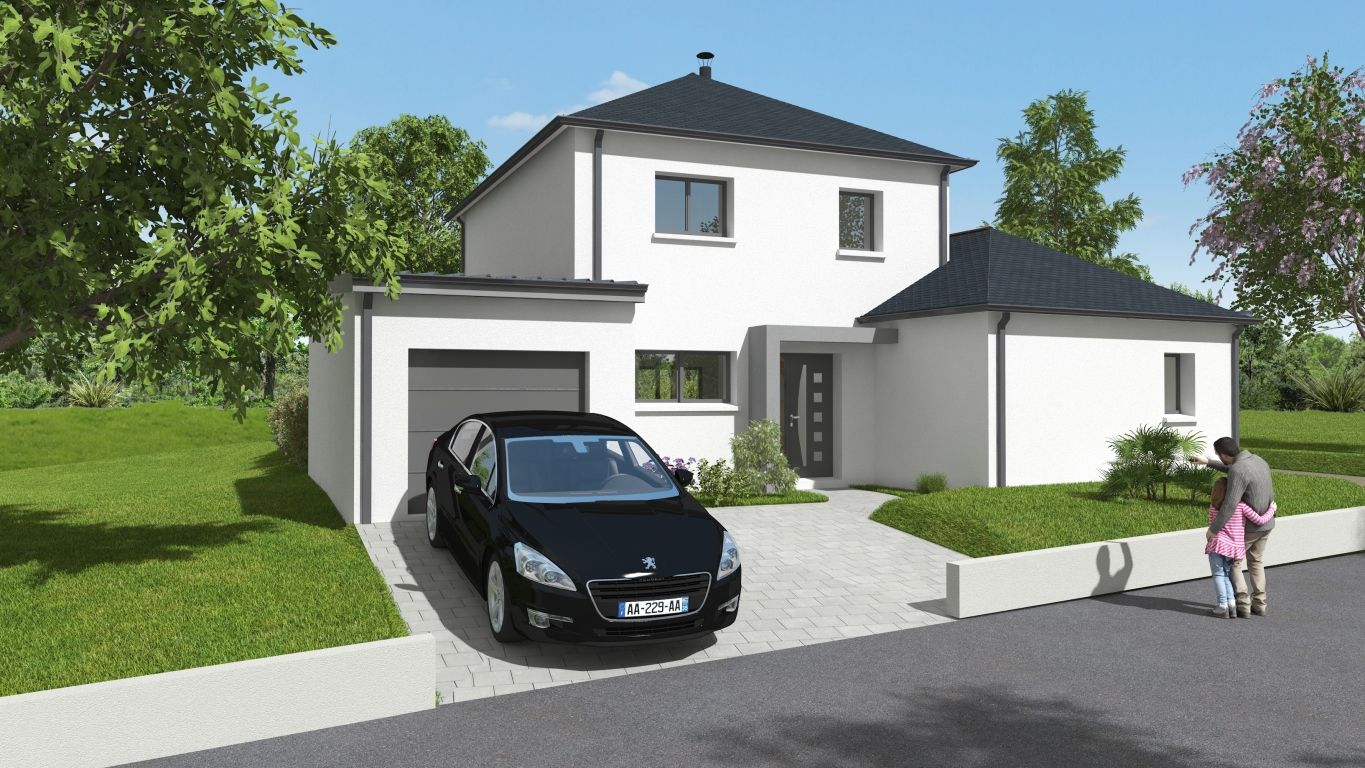 Votre maison est unique maison avec ardoise et peugeot